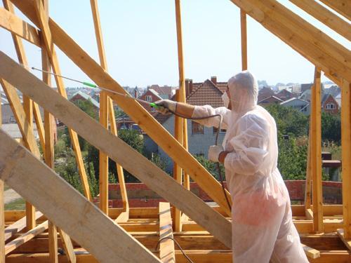 Огнезащитная обработка деревянных конструкций в Москве и Уфе
