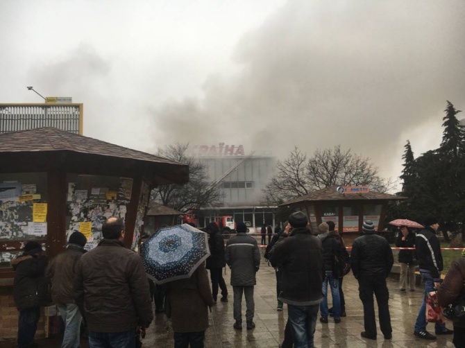 В центре Москвы горел ресторан